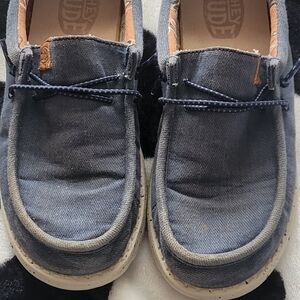 Hey Dude Kids Blue Slip-On Loafers
